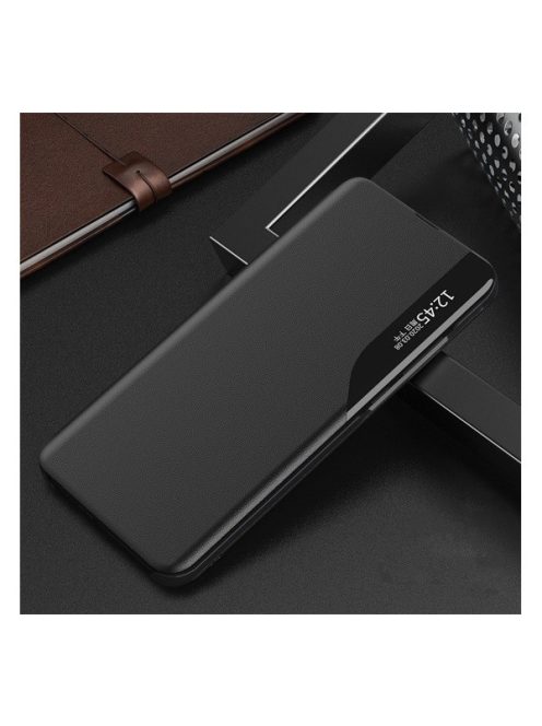 Samsung Galaxy A72 / A72 5G SM-A725F / A726B, oldalra nyíló tok, fekete