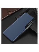 Xiaomi Redmi Note 10 / Note 10S / Poco M5s, oldalra nyíló tok, kék