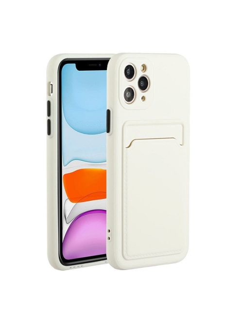 Samsung Galaxy S21 FE 5G SM-G990, szilikon tok, fehér