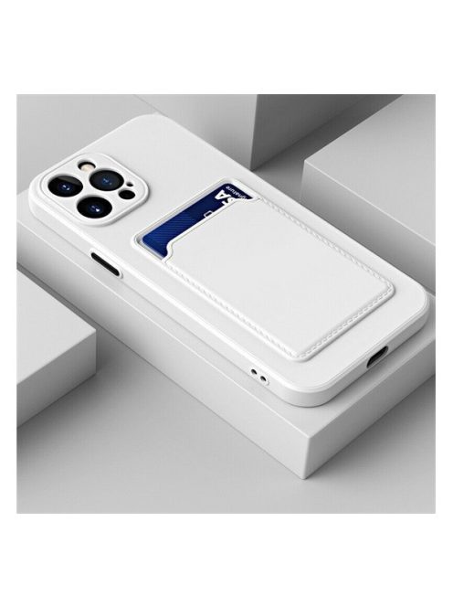 Samsung Galaxy S21 FE 5G SM-G990, szilikon tok, fehér