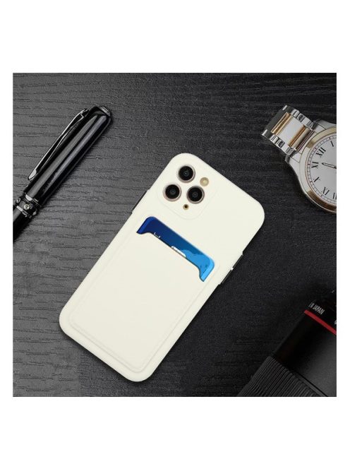 Samsung Galaxy S21 FE 5G SM-G990, szilikon tok, fehér