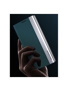 Samsung Galaxy A50 / A50s / A30s, oldalra nyíló tok, sötétzöld