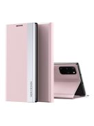 Samsung Galaxy A70 / A70s SM-A705F / A707F, oldalra nyíló tok, rózsaszín