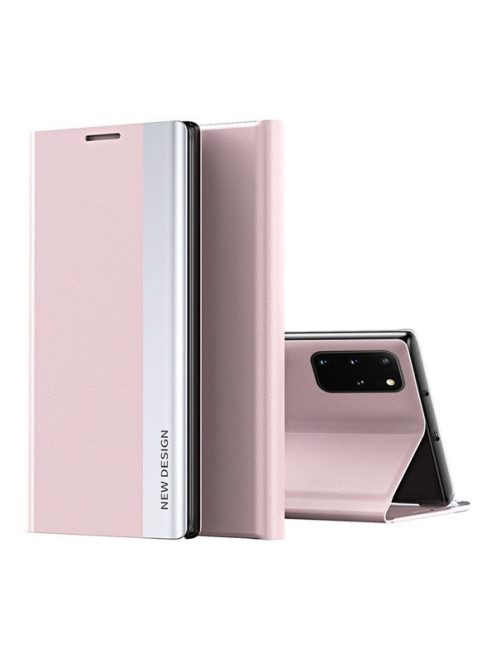 Samsung Galaxy A70 / A70s SM-A705F / A707F, oldalra nyíló tok, rózsaszín