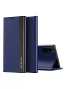 Xiaomi Redmi Note 10 / Note 10S / Poco M5s, oldalra nyíló tok, sötétkék