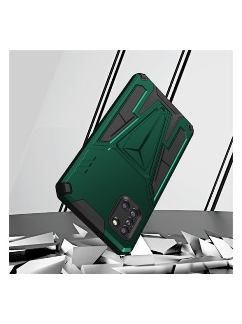 Samsung Galaxy S20 Plus / S20 Plus 5G SM-G985 / G986, műanyag hátlap védőtok szilikon belső, zöld