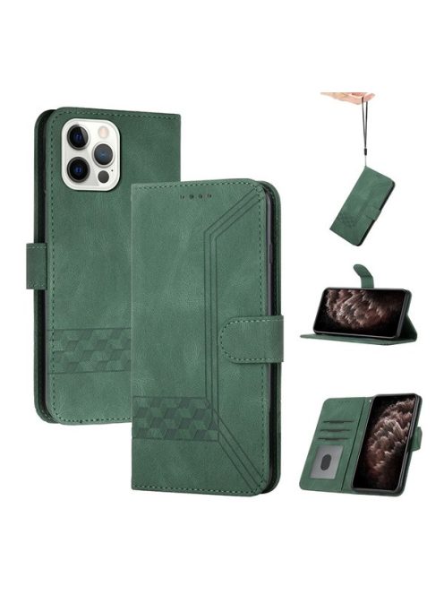 Xiaomi Redmi Note 11T Pro / Note 11T Pro Plus / Poco X4 GT, oldalra nyíló tok, zöld