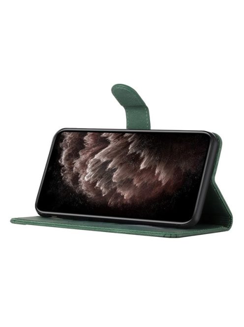 Xiaomi Redmi Note 11T Pro / Note 11T Pro Plus / Poco X4 GT, oldalra nyíló tok, zöld