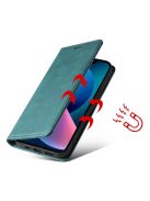 Samsung Galaxy A03 SM-A035F, oldalra nyíló tok, zöld