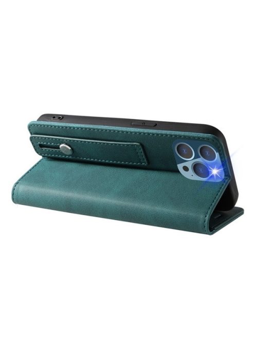 Samsung Galaxy A03 SM-A035F, oldalra nyíló tok, zöld