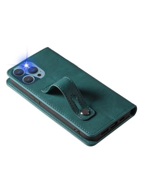 Samsung Galaxy A03 SM-A035F, oldalra nyíló tok, zöld