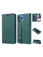 Samsung Galaxy A13 4G SM-A135F / A137F, oldalra nyíló tok, zöld