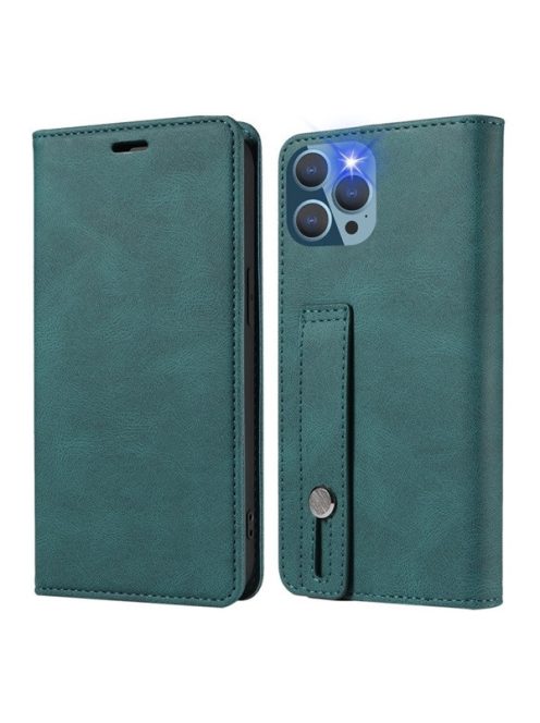 Samsung Galaxy A13 4G SM-A135F / A137F, oldalra nyíló tok, zöld