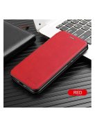 Xiaomi Redmi Note 12 Pro 5G / Poco X5 Pro 5G, oldalra nyíló tok, piros