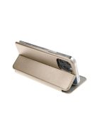 Forcell Elegance oldalra nyíló hátlap tok Samsung S24 PLUS arany