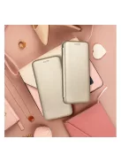 Forcell Elegance oldalra nyíló hátlap tok Samsung S24 PLUS arany