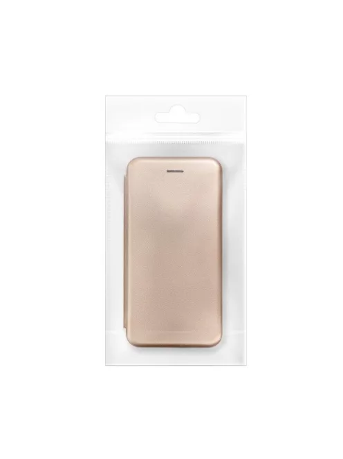 Forcell Elegance oldalra nyíló hátlap tok Samsung S24 PLUS arany