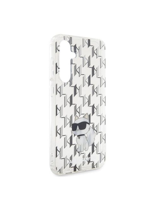 Karl Lagerfeld Monogram Choupette Samsung Galaxy S23 FE tok, átlátszó