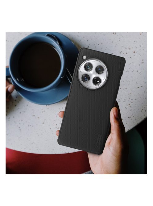 Nillkin Super Frosted Shield Pro OnePlus 12 műanyag tok, fekete
