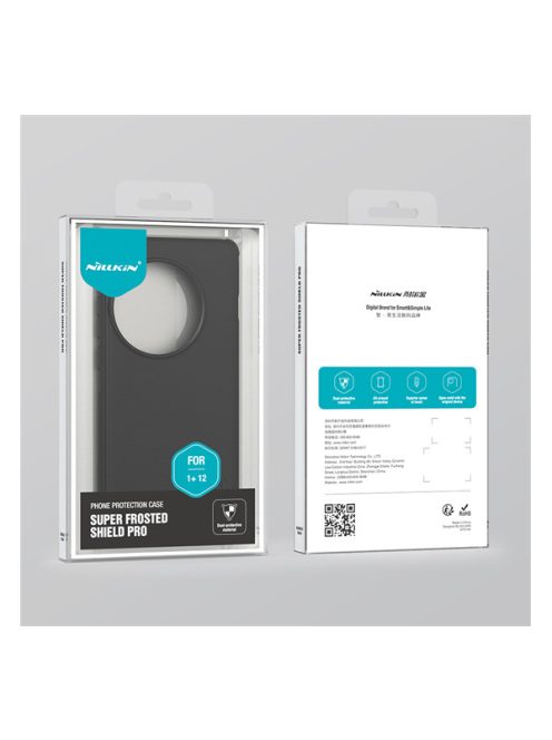 Nillkin Super Frosted Shield Pro OnePlus 12 műanyag tok, fekete