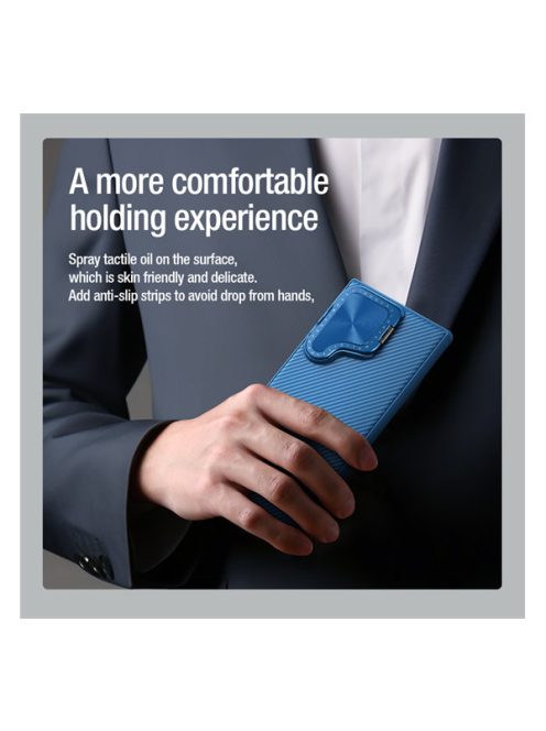 Nillkin CamShield Armor Samsung Galaxy S24 Ultra műanyag hátlap tok, fekete