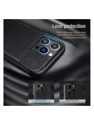 Nillkin Qin Pro bőr flip tok iPhone 15 Pro Max , fekete