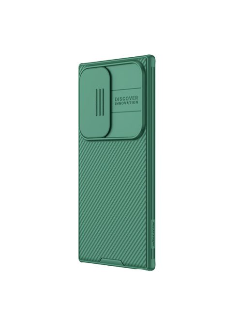 Nillkin CamShield Pro Samsung Galaxy S24 Ultra műanyag hátlap tok, sötétzöld