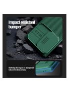 Nillkin CamShield Pro Samsung Galaxy S24 Ultra műanyag hátlap tok, sötétzöld