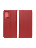 Smart Pro bőr flip tok Xiaomi Redmi Note 13 Pro 5G , bordó