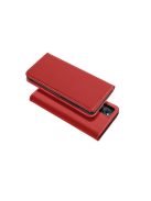 Smart Pro bőr flip tok Xiaomi Redmi Note 13 Pro 5G , bordó