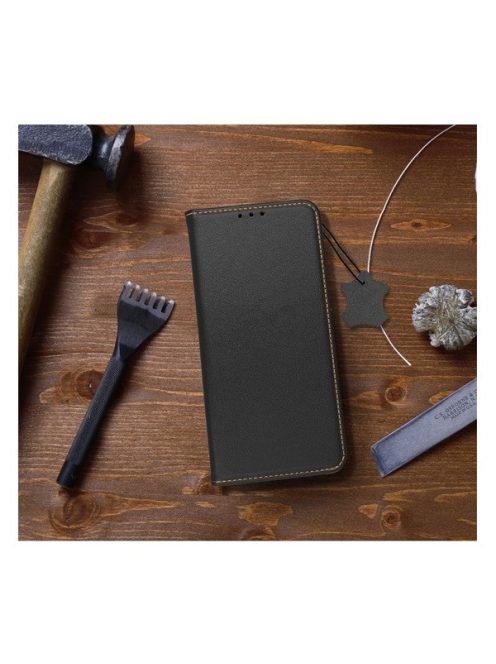 Smart Pro bőr flip tok Xiaomi Redmi Note 13 Pro 4G, fekete