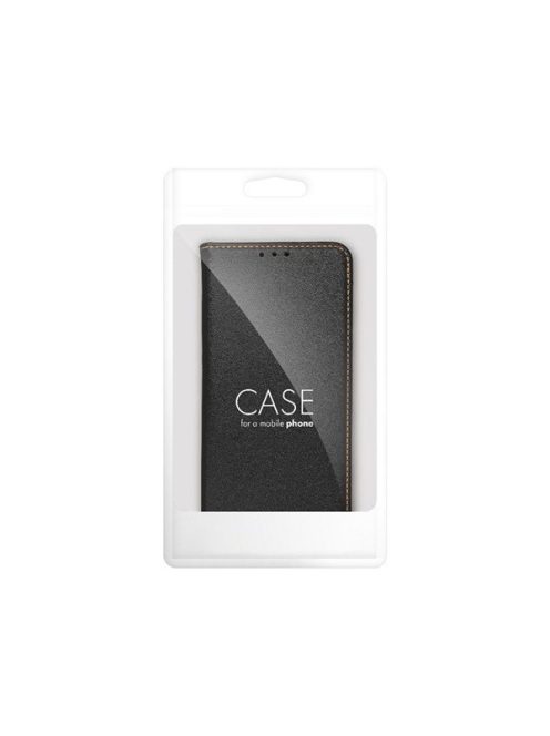 Smart Pro bőr flip tok Xiaomi Redmi Note 13 Pro 4G, fekete