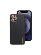 Forcell Leather műbőr hátlap tok Samsung Galaxy A25 5G, fekete