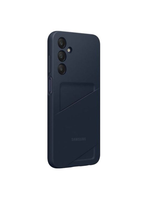 Samsung Galaxy A25 A256 kártyatartós gyári tok, sötétkék