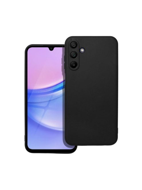 Forcell Soft szilikon hátlap tok, Samsung Galaxy A15 5G, fekete