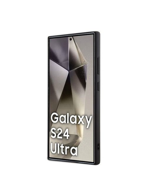 Karl Lagerfeld 3D Rubber Karl&Choupette Samsung Galaxy S24 Ultra tok, fekete