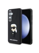 Karl Lagerfeld 3D Rubber Ikonik Samsung Galaxy S24+ tok, fekete