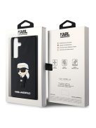 Karl Lagerfeld 3D Rubber Ikonik Samsung Galaxy S24+ tok, fekete