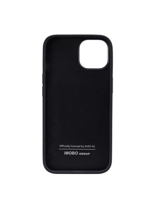 Audi Synthetic Leather Apple iPhone 13 / 14 / 15 tok, fekete