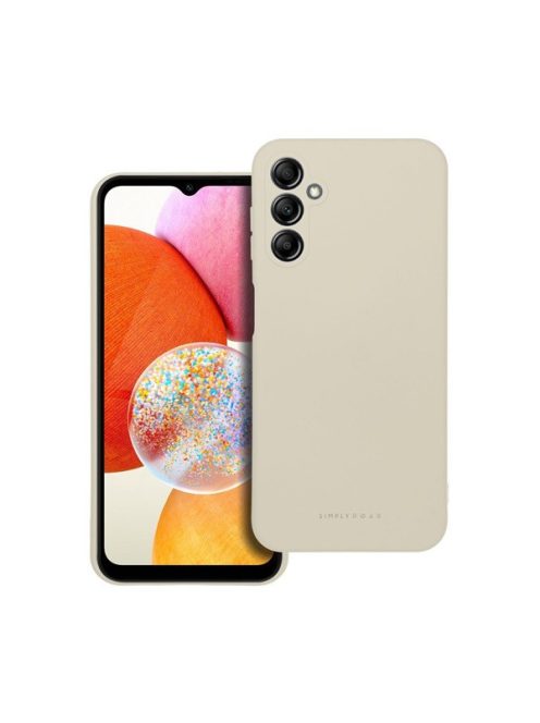 Roar Space Samsung Galaxy A14 5G szilikon tok, törtfehér