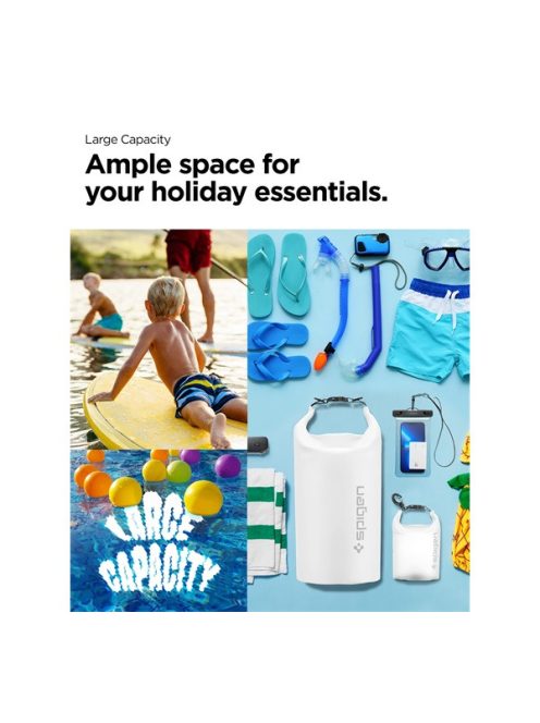 Spigen Aqua Shield univerzális vízálló táska, fehér A630