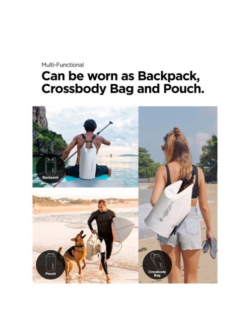 Spigen Aqua Shield univerzális vízálló táska, fehér A630