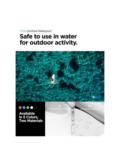 Spigen Aqua Shield univerzális vízálló táska, fehér A630