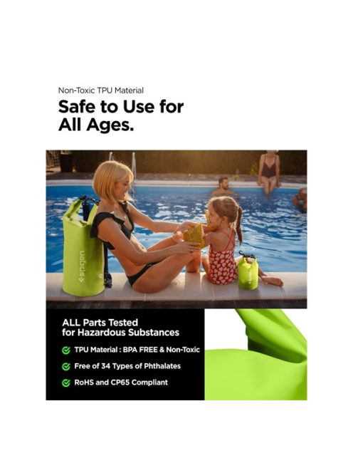 Spigen Aqua Shield univerzális vízálló táska, kaktusz zöld A630