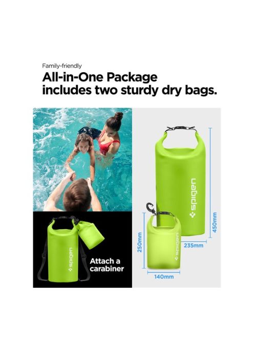 Spigen Aqua Shield univerzális vízálló táska, kaktusz zöld A630