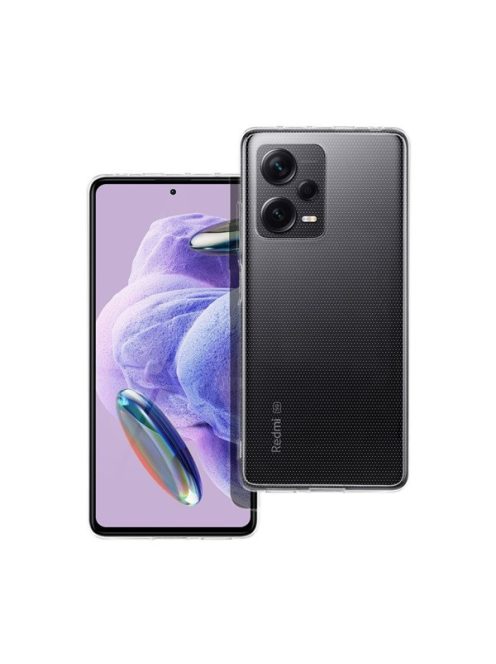 Clear 2mm Xiaomi Redmi Note 12 Pro+ 5G tok, átlátszó (kamera védelemmel)