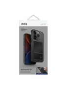 Uniq Air Fender Apple iPhone 15 Pro kártyatartós tok, szürke