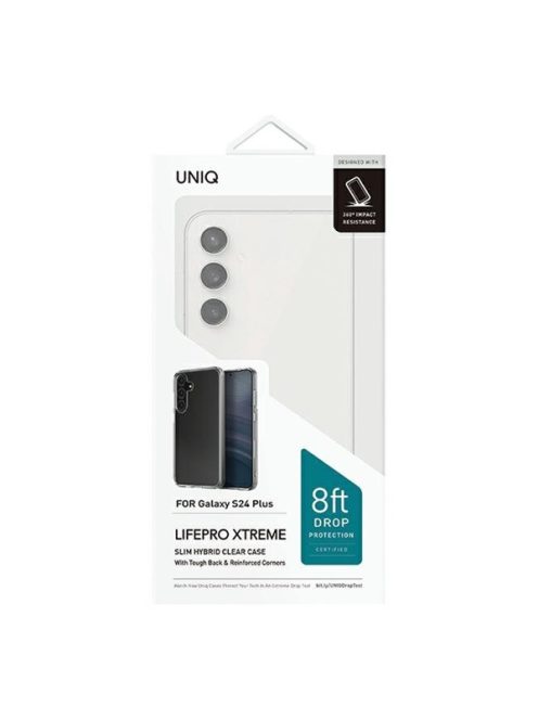 Uniq Lifepro Xtreme Crytal Samsung Galaxy S24 Plus tok, átlátszó