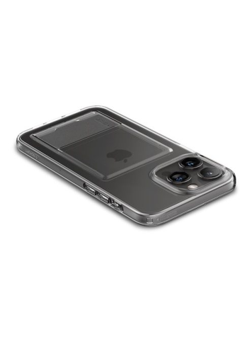 Spigen Crystal Slot Apple iPhone 15 Pro tok, Crystal Clear, átlátszó