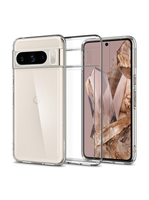 Spigen Ultra Hybrid Google Pixel 8 Pro tok, Crystal Clear, átlátszó